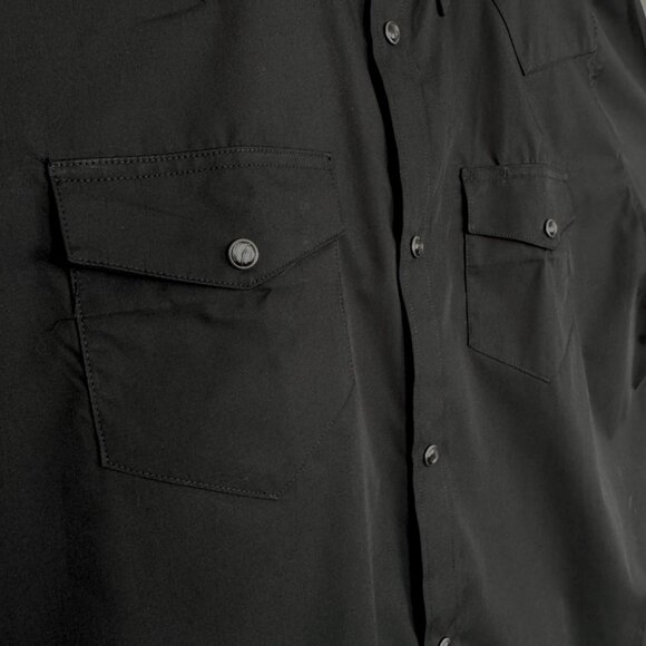 NWT Gibson 4X BLACK Short-Sleeve Western Style Shirt - Picture 7 of 14